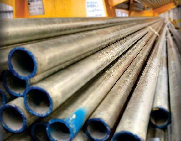 Galvanised steel pipe